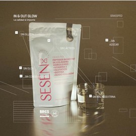 SESĒN | Colágeno Pink Grass Fed 500g | Colágeno + Ácido Hialurónico + Biotina + Glutatión + Vitamina E | Sin Gluten | Suplemento