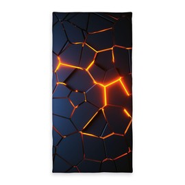 3D Effect Lava Velour Towel 75 x 150 cm 100% Cotton Velour