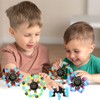 JYXT 6 pcs Transformable Fidget Spinners Stress Relief Sensory Toys for Kids and Adults Autism Boys Girls Luminous Classroom Prize Goodie Bag Pinata Stuffers