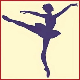 Silhouette Ballerina Stencil Template – 6" x 6" Reusable Mylar for Shadow Art, Head Profile Cameo, Ballet Dancer Silhouette Crafts, DIY Decor Projects – The Artful Stencil