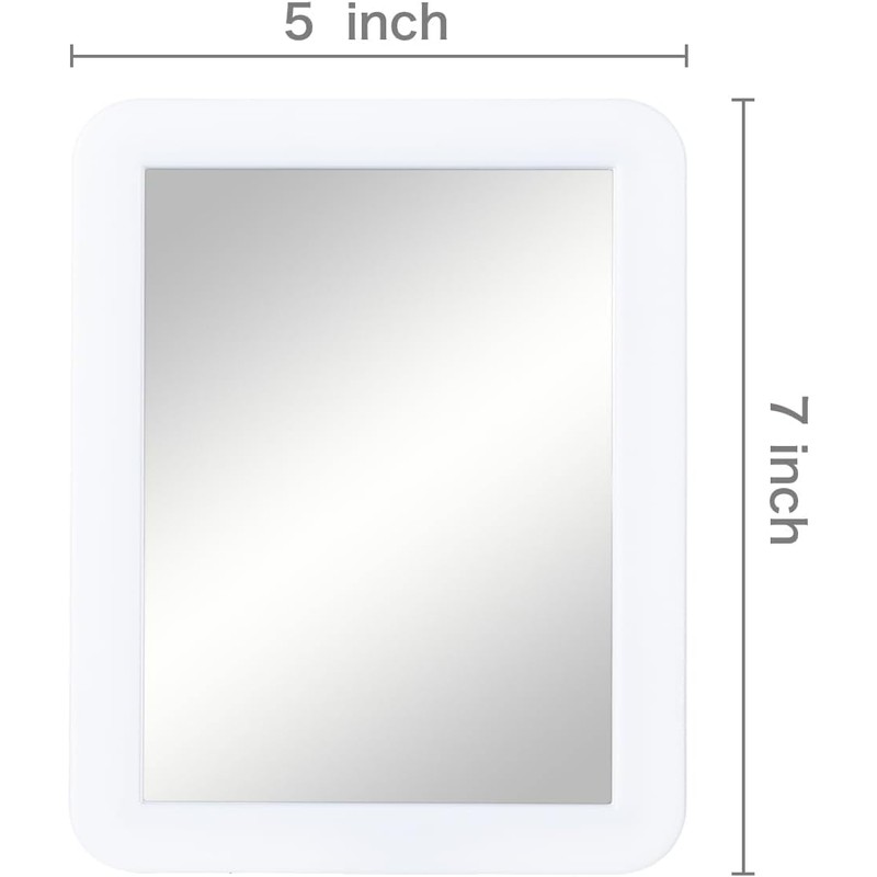 MIHAGUTY Magnetic Locker Mirror,5" x 7" Small Mirrors School Locker,