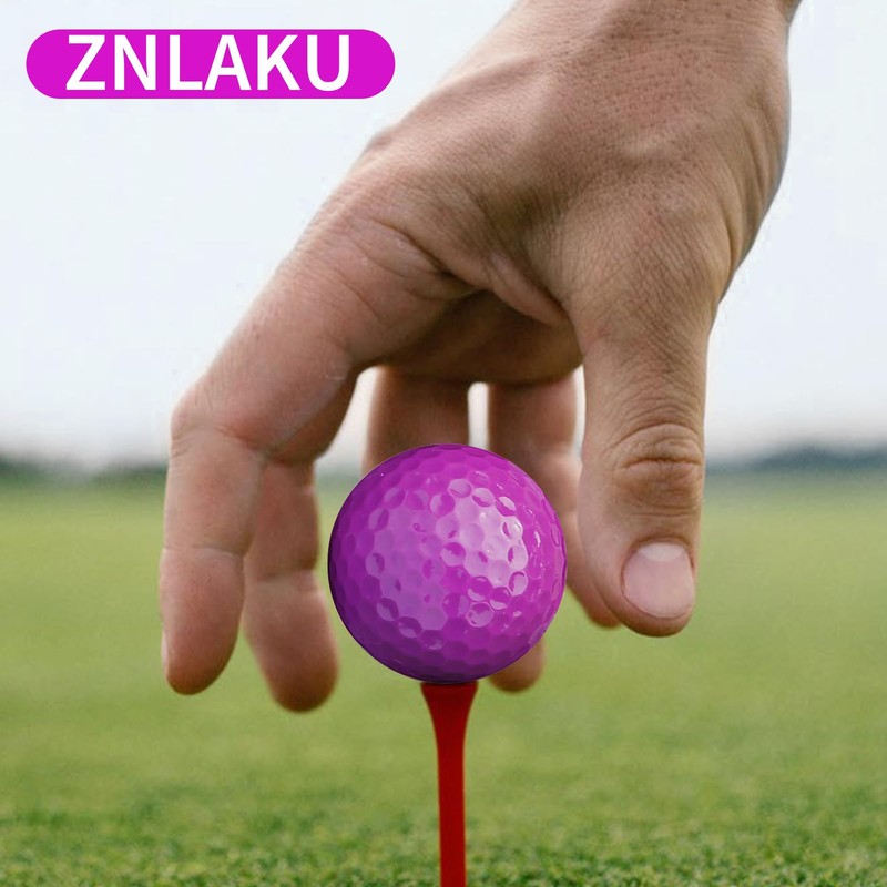 znlaku Golf Balls, Stand Out, Color Golf Ball, 2-Piece Construction,
