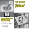 50 Pack Disposable Shower Drain Cover, Drain Hair Catcher Mesh