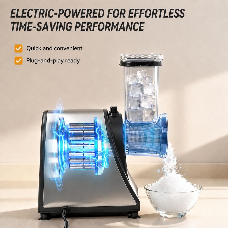 Snow Cone Machine & Shaved Ice Machine, Crushed Ice Maker
