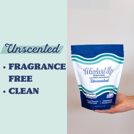 Washed Up Goods Unscented Laundry Detergent Powder | Fragrance-Free | Safe for Sensitive Groups | Powerful Clean | Plant & Mineral-Based | Made in USA