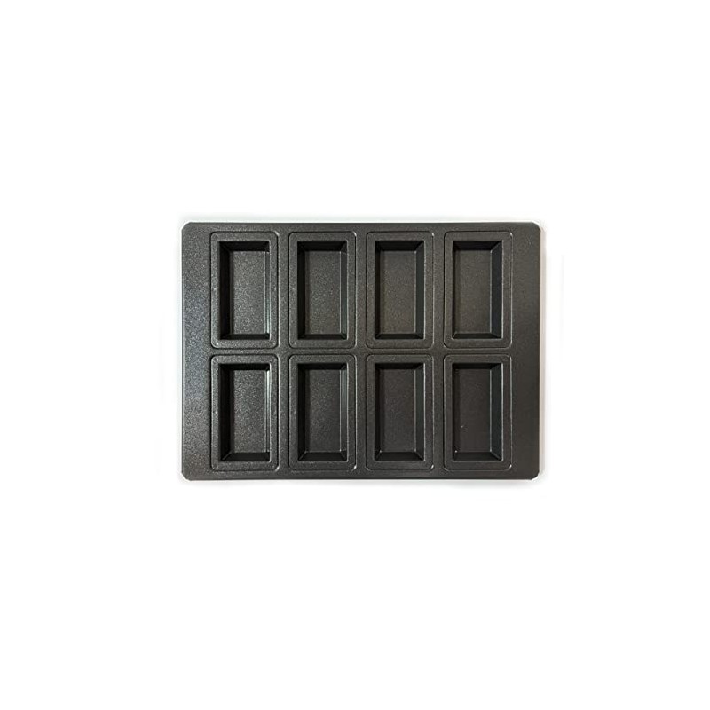 Matsunaga Seisakusho MB Teflon Treated Financier Top Plate 8P Black