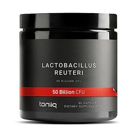 50 Billion CFU Lactobacillus Reuteri Probiotic 50mg per Serving - Third-Party Tested L Reuteri Probiotics - Highest CFU Count Lactobacillus Reuteri...
