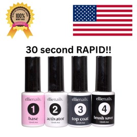 ellieglow 30 Second Rapid Nail Dipping Liquid Starter Kit