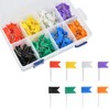 DODUOS Pack of 400 Marking Flags Map Flag Push Pins