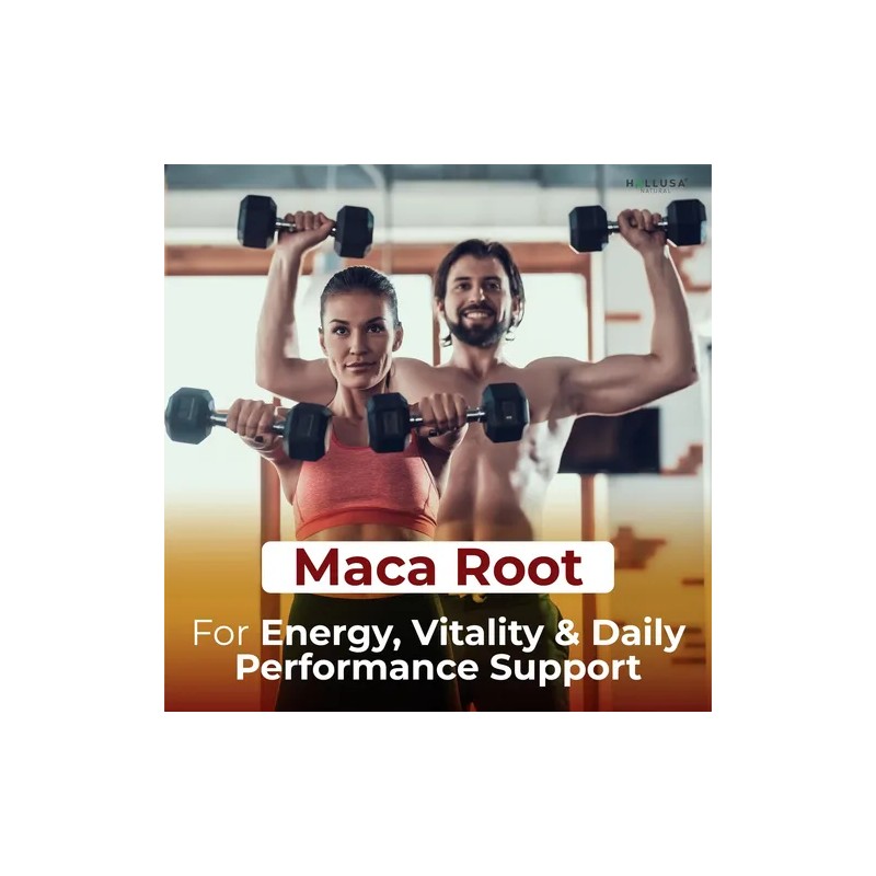 Hallusa Natural Hallmaca Maca Root 1000 Mg 60 Cápsulas