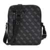 GUESS Torino Double Zip XBody with Vertical Zip Dark Black,