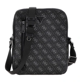 GUESS Torino Double Zip XBody with Vertical Zip Dark Black, Dark Black
