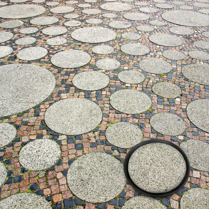 U0U 3 Size Round Stepping Stone Mold,10" 11.4" 12.6" Cement