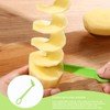 2pcs Potato Spiral Cutter Stainless Steel Plastic Spiral Cutter Knives