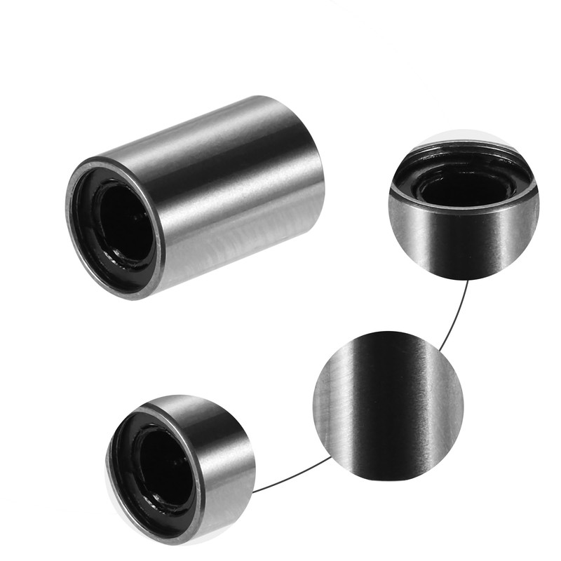 X AUTOHAUX LM4UU 4x8x12mm Linear Ball Bearings Silver Tone -