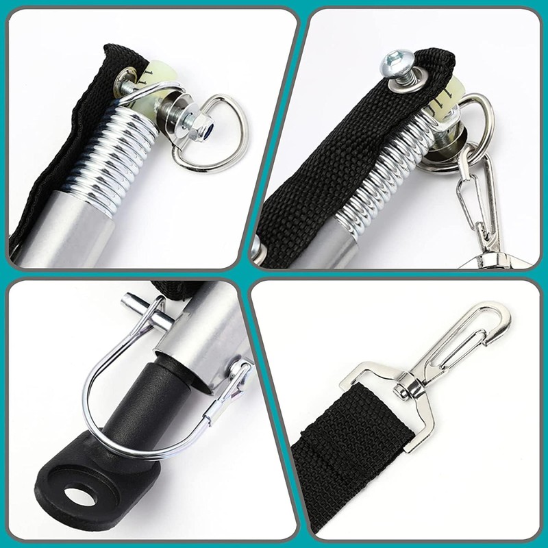 Bicycle Trailer Coupling Adapter Bicycle Towing Hitch with Locking Pin