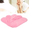 5pcs Coral Fleece Makeup Remover Towel Home Beauty Salon Reusable