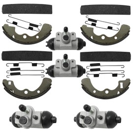 M MATI Wheel Cylinder Brake Shoe Front Rear All for Kawasaki Mule 1000 2010 2020 2030 2500 2510 2520 3000 3010 3020 4000 4010 43092-1053 43092-1054 41048-7501 41048-1132