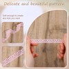 30 Yards 0.6 Inch Wide Sewing Lace Ribbon Pink Lace