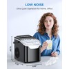 COWSAR Ice Maker Countertop, Portable Self-Cleaning Ice Machine, 26.5lbs/24Hrs, 8