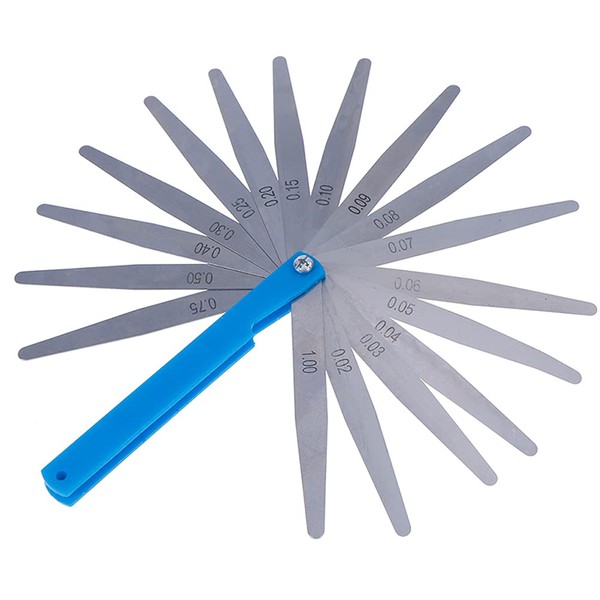 ARFUKA 17 Blades Feeler Gauge Valve Gauge Spacer Gauge Stainless