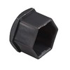 20 Pcs 17mm Wheel Nut Covers - Black 17mm Wheel