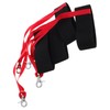 WOONEKY 4 Pcs Ski Glove Lanyard Ski Glove Clips for