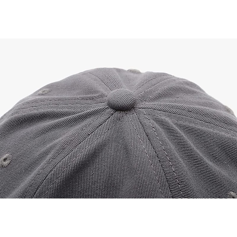 Haveli Men's Soft Cotton Short Brim Cap, Hat, Baseball Hat,