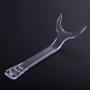 MIBICIRI 2 Pcs Dental Photography Retractors,Clear Orthodontic Lip Retractor (Large+Small)