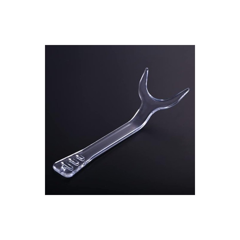 MIBICIRI 2 Pcs Dental Photography Retractors,Clear Orthodontic Lip Retractor (Large+Small)