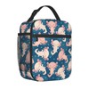 Yilad Axolotl Lunch Box Insulated Reusable Lunch Bag Cooler Bag