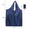 CHENGZI 3 Pac Reusable Grocery Bags Lightweight Shopping Bags, Fold