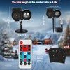 Purplecrystal Proyector Luces LED Navidad Halloween Exterior 64 Patrones