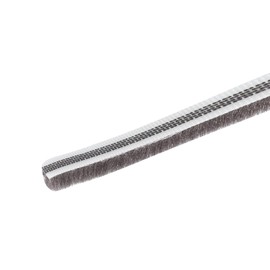 METALLIXITY Brush Seal Weather Stripping (5/16" x1/4" x19.7ft), Card Slot Door Brush Strip - for Sliding Sash Door Window Wardrobe Seal
