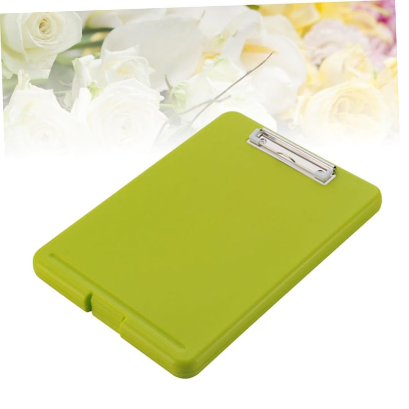 Operitacx Clip Board Storage Box Plastic Clipboard Folio Paper Holder