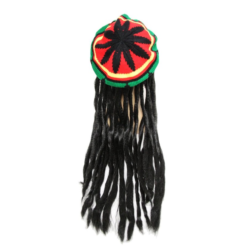 GLOBAL BOX Dread Wig, Wig, Reggae, Cosplay, Entertainment Hat, For