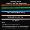 Besseto 10Pack 6.6Ft/2M Black LED Aluminum Channel,LED Strip Light Diffuser