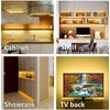 WOBANE Under Cabinet Lighting, 8PCS LED Strip Lights with Remote