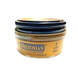 Meltonian Original MELTONIAN Boot & Shoe CREAM POLISH Restores SHINE and Preserves LEATHER - ECRU SABLE #3