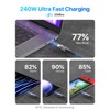 SOOPII 240W USB C to USB C Cable[10ft 2-Pack],Fast Charging