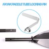 Stainless Kayak Paddle Spring Snaps, 9.5x6mm Pole Push Button Spring