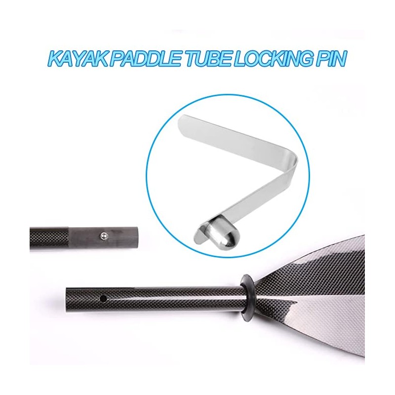 Stainless Kayak Paddle Spring Snaps, 9.5x6mm Pole Push Button Spring