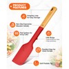 Silicone Spatula Spoon Set, Great for Mixing, Folding, Scraping, and