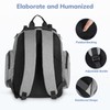 Mancro Diaper Bag Backpack, Large Multifunction Waterproof Travel Baby Changing