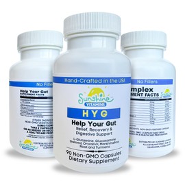 Sunshine Vitamins Help Your Gut with Digestive Enzymes & Probiotics for Digestive Health - Supports Healthy Gut, Intestinal Function and Absorption - Non-GMO, Gluten Free