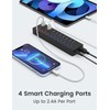 Hub USB 3.0 con alimentación, divisor de concentrador USB de