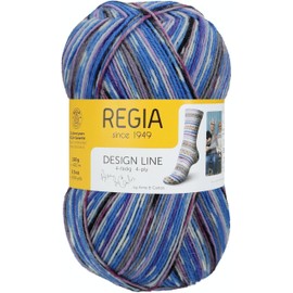 Sock Yarn REGIA 4ply Design Line A&C Lofoten Color (3881 - Nusfjord), (9801270-03881)