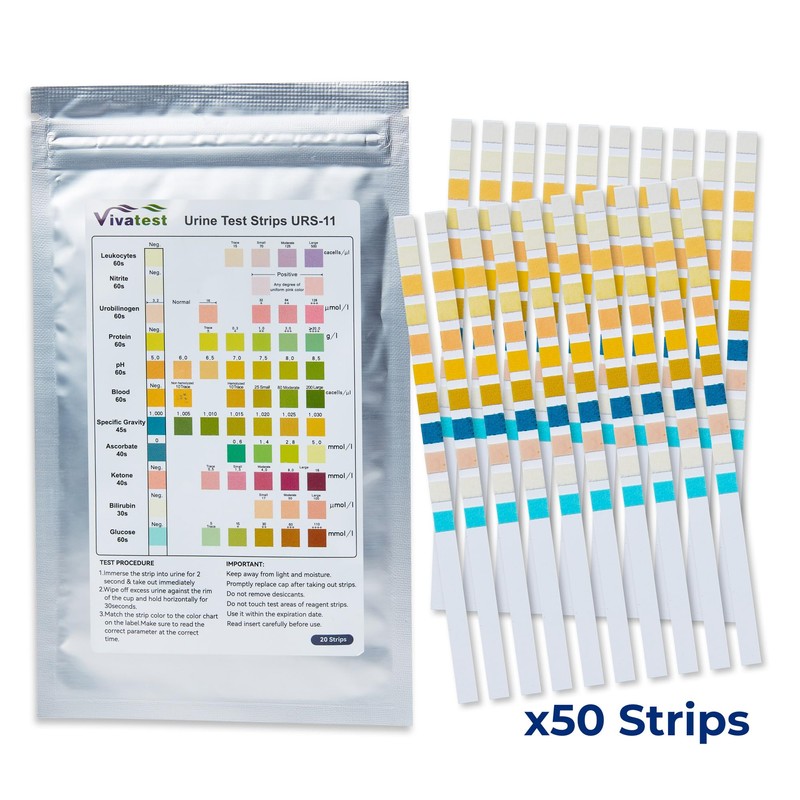 Urine Test Strips 11 Parameter Urinalysis Dipstick Test Strips for