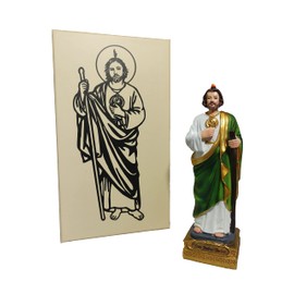 DRW San Judas Tadeo Resin Figure 20 cm
