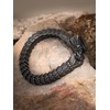 HAQUIL Viking Dragon Bracelet, Antique Oxidized Steel Ouroboros Jormungandr Link